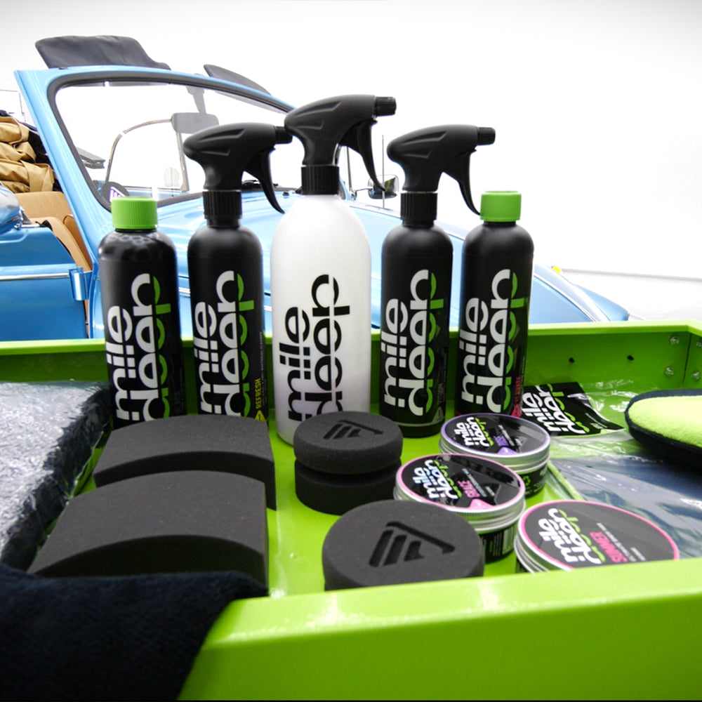 focus heavy-duty car mixing sprayer on table with variety of other mile deep products